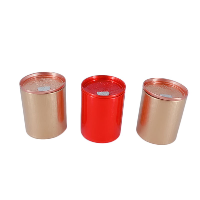 Bonbon-Metallverpackungsbox leicht zu tragen Tee-Dose 45 * 60mm